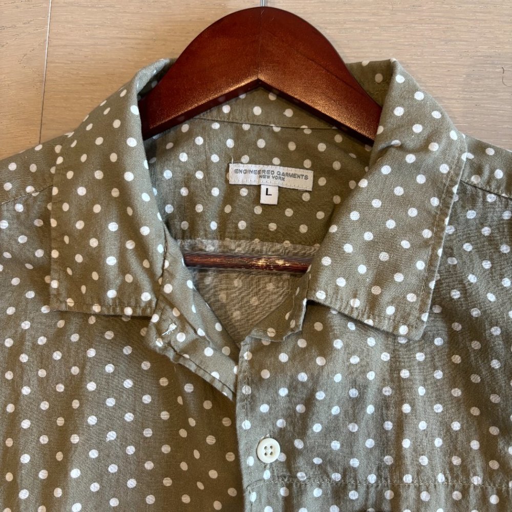 Engineered Garments Camp polka-dot shirt